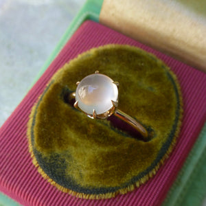 Antique Moonstone Ring In 10 Karat Rose Gold